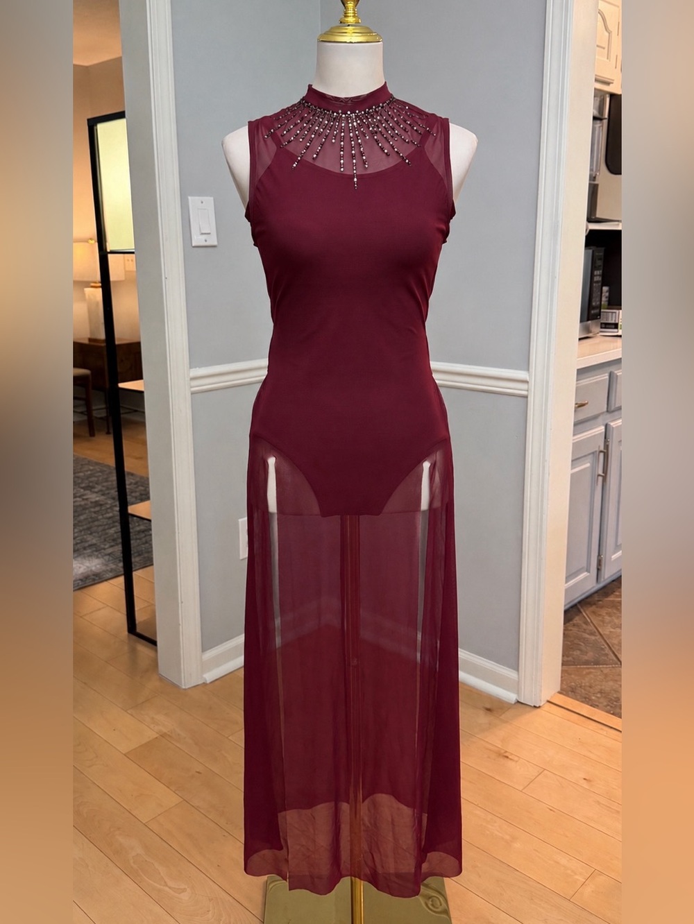 Burgundy lyrical AM